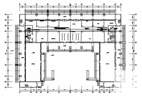 学校5层框架结构图纸书行政楼电气CAD施工图纸(防雷接地系统) - 4