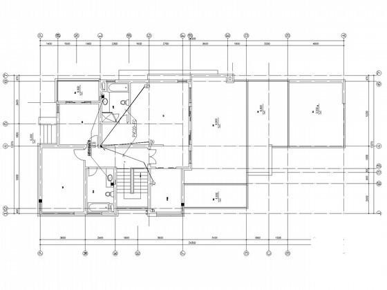 4层高档别墅水电CAD施工图纸（第三类防雷） - 2
