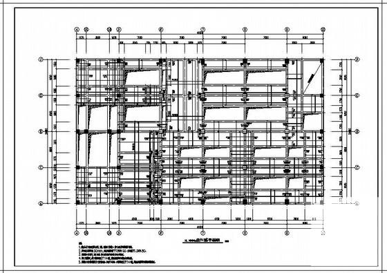 多层门式刚架带吊车厂房结构设计图纸(平面布置图) - 3