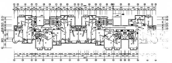 国内4层住宅楼电气设计CAD施工图纸(综合布线系统) - 1