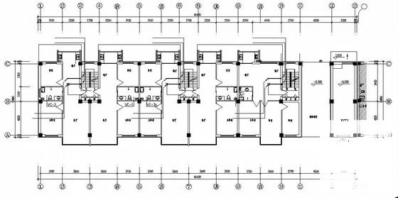 6层住宅楼电气设计CAD施工图纸(防雷接地系统) - 2
