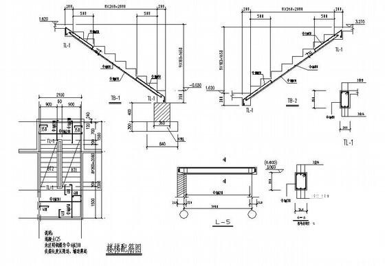 新农村2层砌体结构坡屋顶住宅楼建筑CAD施工图纸 - 4