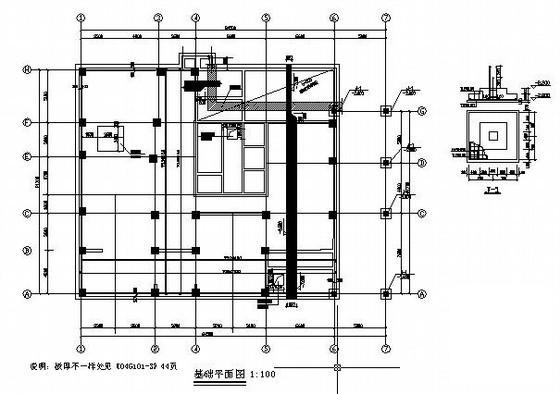18层框架剪力墙小区建筑结构CAD施工图纸 - 1