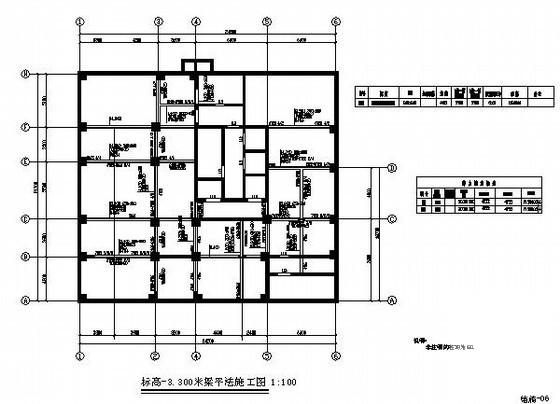 18层框架剪力墙小区建筑结构CAD施工图纸 - 2