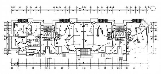 30层住宅楼小区电气设计CAD施工图纸(消防报警及联动) - 1