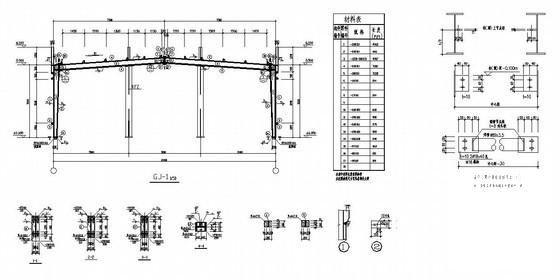 15m跨钢结构厂房结构设计施工图纸(平面布置图) - 2
