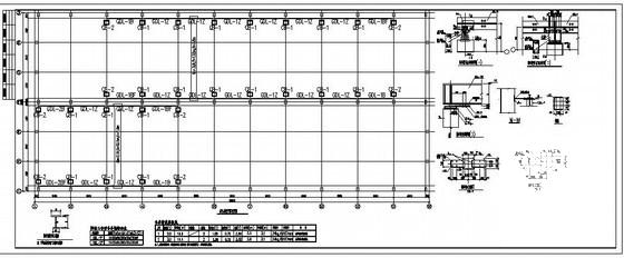 框排架厂房及辅助用房结构设计方案CAD图纸 - 3