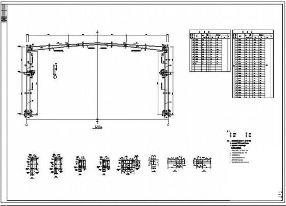 局部3层门式刚架厂房结构设计图纸(平面布置图) - 3