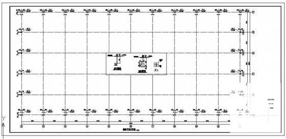 门式刚架厂房结构设计方案图纸(系统布置图) - 3
