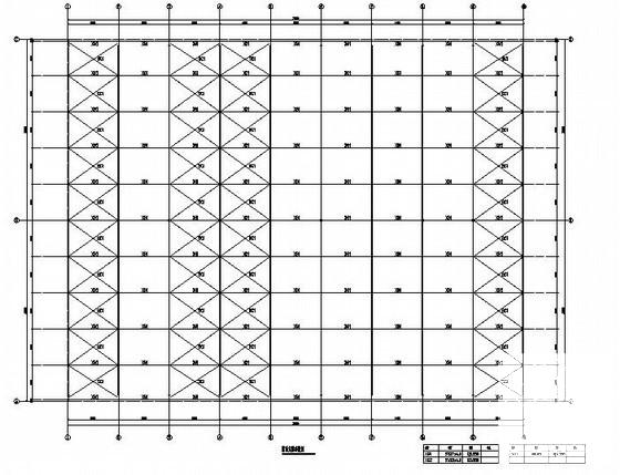 门式刚架厂房结构设计方案CAD图纸(基础平面布置) - 2