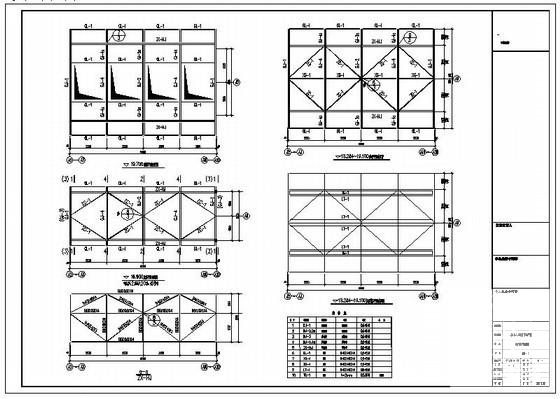 厂房球形气楼钢结构设计方案CAD图纸(平面布置图) - 2