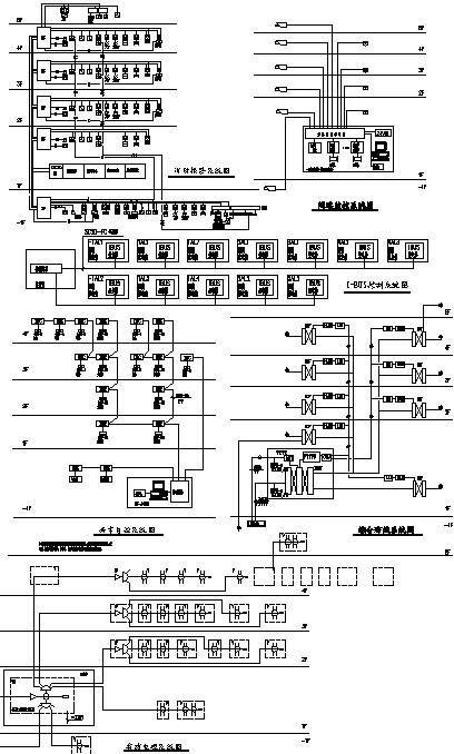 框架结构5层综合楼电气设计CAD施工图纸(火灾自动报警系统) - 4