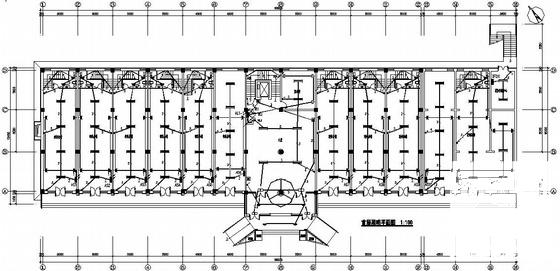 6层宾馆电气设计CAD施工图纸(火灾自动报警系统) - 1