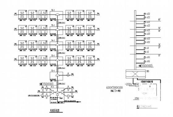 6层宾馆电气设计CAD施工图纸(火灾自动报警系统) - 4