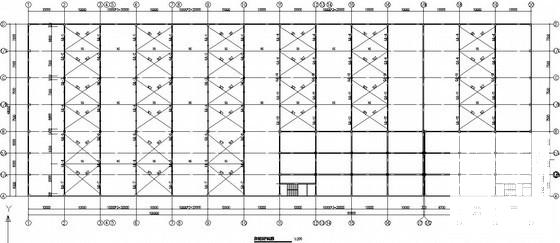 框架结构(屋面为钢架)厂房结构设计图纸(混凝土框架柱) - 2