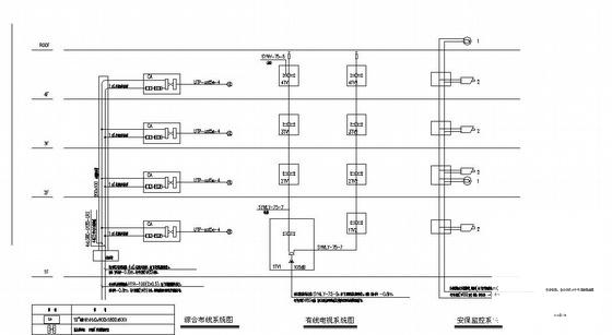 公司4层行政办公楼电气设计CAD施工图纸(消防联动控制系统) - 4