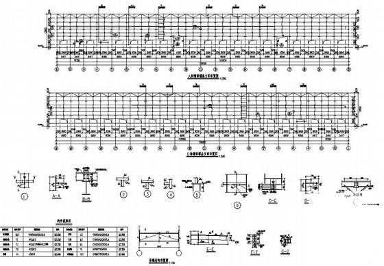 钢结构新建厂房及办公楼结构设计方案CAD图纸 - 4