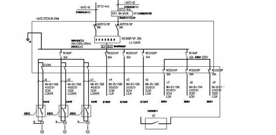5层酒店电气CAD施工图纸 - 2