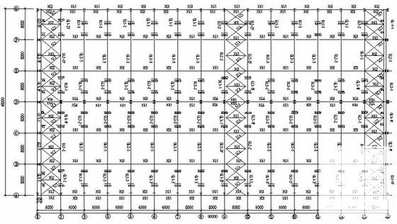 2层钢框架结构厂房CAD施工图纸(钢结构拆图纸) - 1