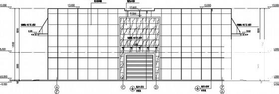 30米跨两层门式刚架厂房CAD施工图纸(建筑、结构) - 1