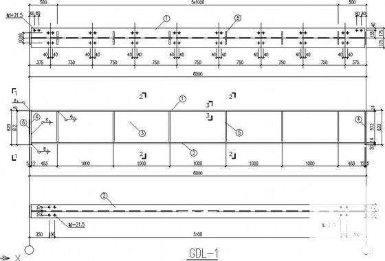 30米跨两层门式刚架厂房CAD施工图纸(建筑、结构) - 3