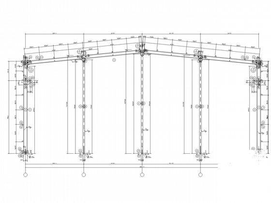 24米跨带吊车门式刚架厂房CAD施工图纸(建施)(钢结构设计说明) - 1