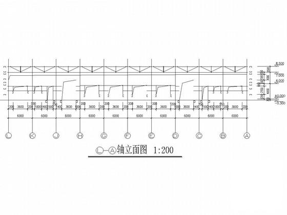 单层钢结构门式刚架厂房（30米跨、含建施）(抗震设防类别) - 3