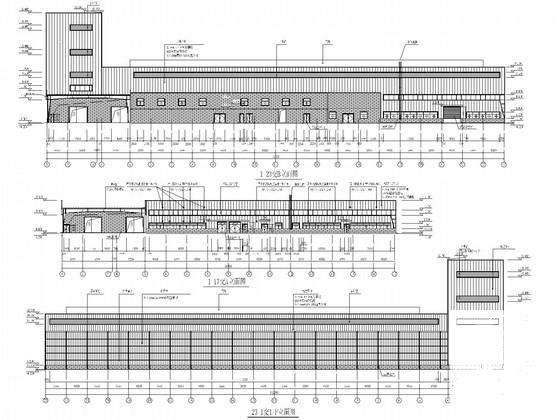 单层局部多层设备平台钢结构厂房CAD施工图纸(建施) - 1
