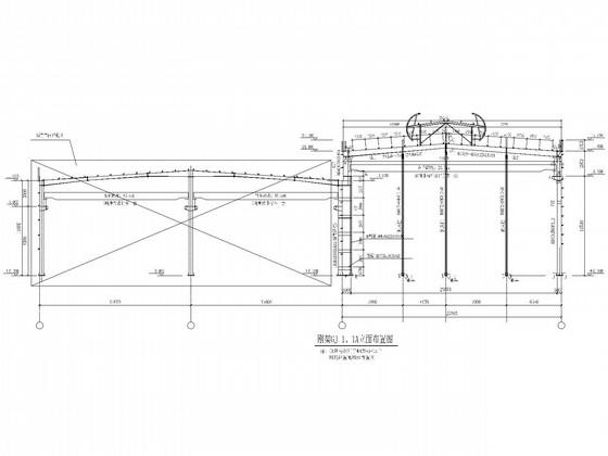 单层局部多层设备平台钢结构厂房CAD施工图纸(建施) - 2