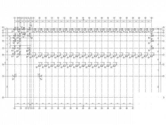 单层局部多层设备平台钢结构厂房CAD施工图纸(建施) - 3