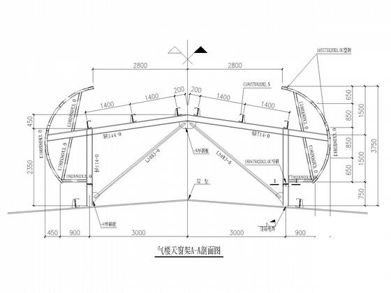 单层局部多层设备平台钢结构厂房CAD施工图纸(建施) - 4