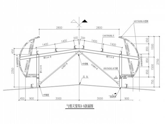 单层局部多层设备平台钢结构厂房CAD施工图纸(建施) - 4