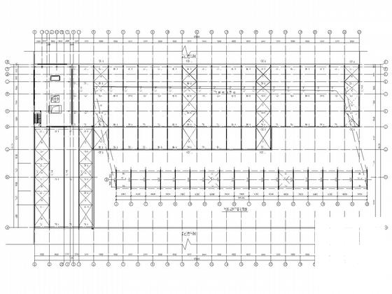 单层局部多层设备平台钢结构厂房CAD施工图纸(建施) - 5