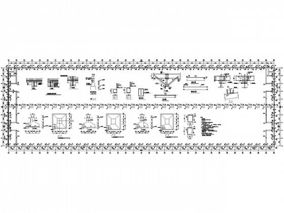 60米跨，204米长带夹层门式刚架厂房CAD施工图纸(建施)(单层钢结构) - 2