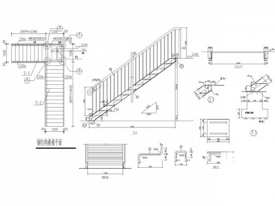 60米跨，204米长带夹层门式刚架厂房CAD施工图纸(建施)(单层钢结构) - 4