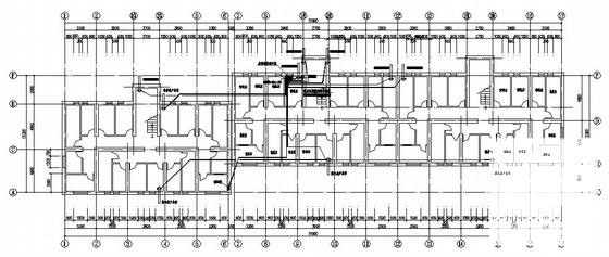 公司砖混结构6层职工住宅楼电气CAD施工图纸(防雷接地系统) - 3