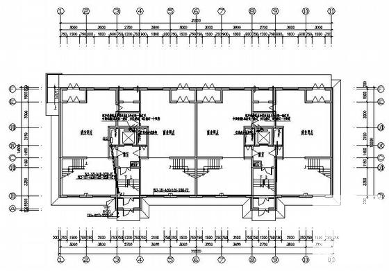 17层住宅楼电气CAD施工图纸(防雷接地系统) - 1