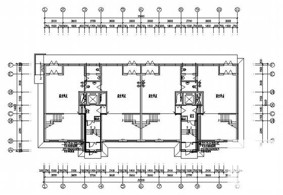17层住宅楼电气CAD施工图纸(防雷接地系统) - 3