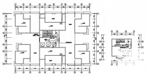 小区20层住宅楼电气CAD施工图纸(火灾自动报警系统) - 1