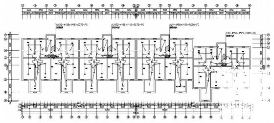 国内5层职工住宅楼小区电气设计CAD施工图纸(综合布线系统) - 2