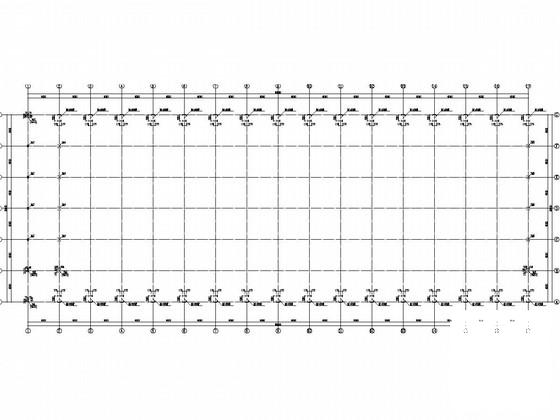 重钢格构柱单层门式钢架结构厂房结构设计图纸 - 4