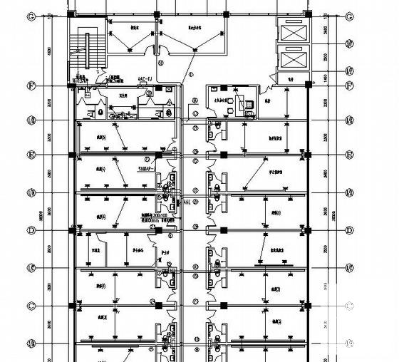 部队5层医院电气CAD施工图纸(防雷接地系统) - 3