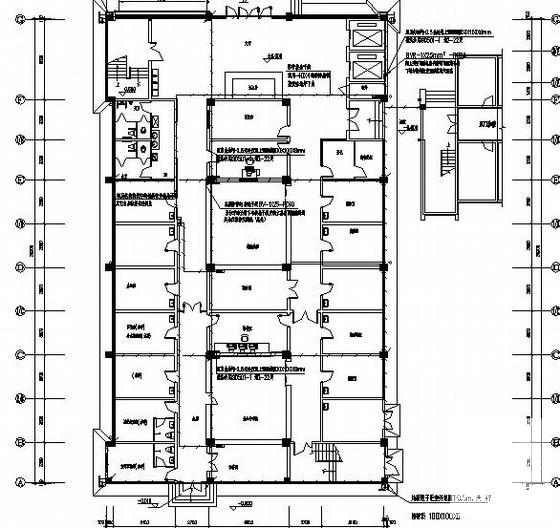 部队5层医院电气CAD施工图纸(防雷接地系统) - 4