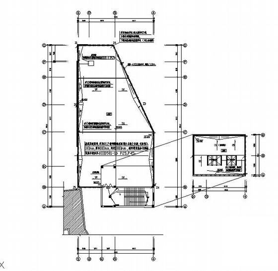 小学5层综合楼电气设计CAD施工图纸(防雷接地系统) - 2