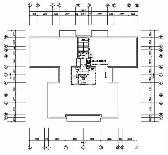 国内12层教师公寓电气CAD施工图纸(火灾自动报警系统) - 4