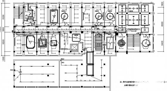7层大酒店电气设计CAD施工图纸(强弱电布线) - 2