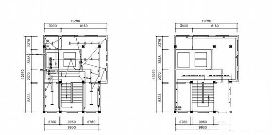 7层大酒店电气设计CAD施工图纸(强弱电布线) - 4