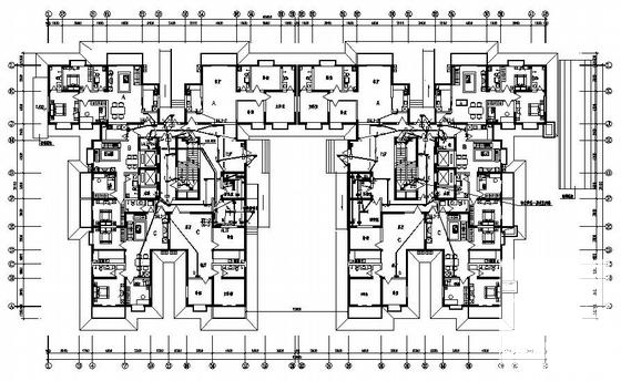 24层住宅楼电气设计CAD施工图纸(防雷接地系统) - 1