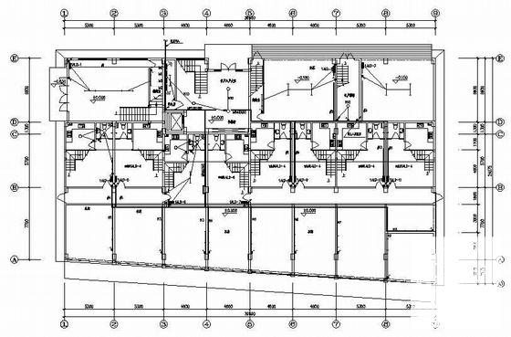 8层商住楼电气设计CAD施工图纸(防雷接地系统) - 1