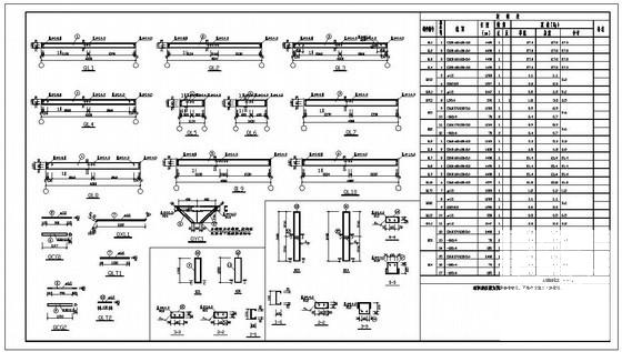 9米跨门式刚架厂房结构设计方案CAD图纸 - 3